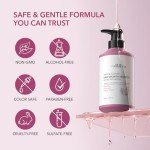 Onion & Rosemary Hair Growth Shampoo: Biotin Infused Shampoo for Hair Loss and Thinning Hair - Promotes Healthier, Thicker and Stronger Hair for Women and Men (16.9 Fl Oz (Pack of 1))