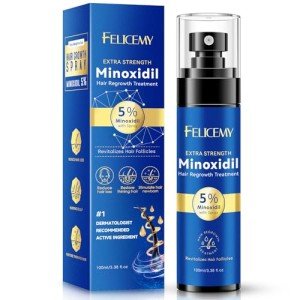 5% Minoxidil for Men and Women Hair Growth, Minoxidil Spray For Beard Growth Serum, Combat Hair Thinning and Loss, Strengthen Regrowth Treatment 3.38 Fl Oz