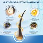 5% Minoxidil for Men and Women Hair Growth, Minoxidil Spray For Beard Growth Serum, Combat Hair Thinning and Loss, Strengthen Regrowth Treatment 3.38 Fl Oz