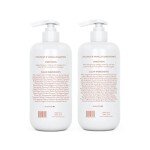 Routine Wellness Anti-Thinning Shampoo and Conditioner Set for Thinning Hair - Biotin DHT Blocker Women & Men - Color Safe Shampoo for Hair Loss & Healthier Growth - Coconut & Vanilla (Pack of 2)