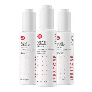 iRESTORE Scalp Serum | Hair Growth Serum for Women Men | Best for Hair Loss Hair Thinning | Aids Regrowth with Redensyl Biotin | Hydrates Scalp for Visibly Thicker Stronger Hair (2 Fl Oz, Pack of 3)