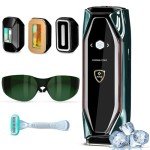 JOVS Laser Hair Removal, 37°F Painless Hair Removal Device with Sapphire Ice-Cooling, 3 in 1 Hair Removal & Skin Rejuvenation for Women and Men, 8 Modes Skin Care for Whole Body, Touch Screen