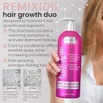 Hair Growth Shampoo and Conditioner Set for Women | Effective Hair Regrowth Treatment | Strengthening, Thickening & Soothing Formula for Healthy, Vibrant Hair | Salon Size (Pack of 2)