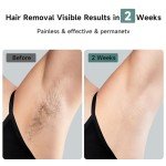 JOVS Laser Hair Removal, 37°F Painless Hair Removal Device with Sapphire Ice-Cooling, 3 in 1 Hair Removal & Skin Rejuvenation for Women and Men, 8 Modes Skin Care for Whole Body, Touch Screen