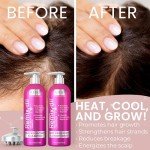 Hair Growth Shampoo and Conditioner Set for Women | Effective Hair Regrowth Treatment | Strengthening, Thickening & Soothing Formula for Healthy, Vibrant Hair | Salon Size (Pack of 2)