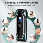 JOVS Laser Hair Removal, 37°F Painless Hair Removal Device with Sapphire Ice-Cooling, 3 in 1 Hair Removal & Skin Rejuvenation for Women and Men, 8 Modes Skin Care for Whole Body, Touch Screen