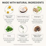 iRESTORE Hair Growth Supplement - Hair Loss Vitamins for Women and Men - Has Biotin Multivitamins & DHT Blocker to Reduce Hair Thinning - Hair Regrowth Pills for Thicker Fuller Volume - 30 Days Supply