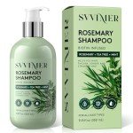 Svvimer Rosemary Hair Growth Shampoo - Thickening Shampoo with Biotin Tea Tree Oil Mint for Hair Loss and Thinning Hair - for Women and Men 11.8 Fl Oz (Pack of 1)