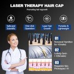 Jitesy Laser Cap, Laser Red Light Therapy for Hair Growth System - FDA Cleared Hair Loss, Hair Thinning & Alopecia Treatment for Men & Women