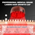 Jitesy Laser Cap, Laser Red Light Therapy for Hair Growth System - FDA Cleared Hair Loss, Hair Thinning & Alopecia Treatment for Men & Women