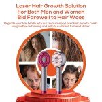 Laser Comb for Hair Growth - Laser Hair Growth Comb, Laser Comb Treatment with Electric Scalp Massager for Hair Loss and Stimulating Hair Growth, Red Light Therapy for Men & Women Hair Growth