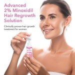 Hair-Regen Advanced 2% Minoxidil For Women, Hair Regrowth Treatment for Thinning Hair, Hair Loss for Women,6 Month Supply, Minoxidil Topical Solution for Thicker Fuller Hair