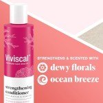Viviscal Hair Strengthening Conditioner – Strengthens and Reduces Breakage for Fuller, Healthier Hair – With Biotin, Keratin and Marine Extracts – 250ml (8.45 Fl Oz)