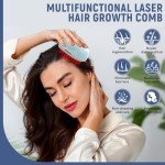Laser Comb for Hair Growth, Red Light Therapy for Hair Growth, Laser Hair Growth Device Medical Grade Lasers, Stimulates Hair Growth, Reverses Thinning