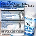 Thick Hair Growth Vitamins– Hair Growth Pills With DHT Blocker Stimulates Faster Growth for Weak, Thinning Hair–Biotin Hair Supplements with Keratin & Collagen Helps Men&Women Grow Perfect Hair.