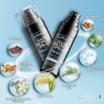 Natural Hair Growth Spray Serum for Men: Hair and Scalp Oil with Rosemary, Batana Oil, Rice Water, Castor Oil, Caffeine, Biotin - Effective Hair Thickening and Hair Loss Treatment for Men 60ml