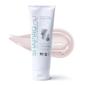 Shapiro MD Hair Growth Experts Hair Loss Conditioner, DHT Fighting Vegan Formula for Thinning Hair Developed by Dermatologists, Experience Healthier, Fuller and Thicker Looking Hair, 1 Month Supply