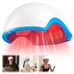 Hair Growth Device, 678nm Red Light Therapy System, Suitable for Thinning Hair, Hair Loss Treatment, Scalp Health Restoration, etc. for Men and Women. Wireless, Hands-free Hair Growth Helmet