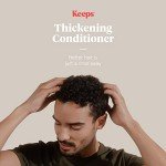 Keeps Hair Regrowth Treatment Mens Conditioner for Fuller, Thicker Looking Hair, 8 oz - Thinning and Hair Growth Conditioner for Men - DHT Blocker - Infused with Biotin, Caffeine, & Saw Palmetto​