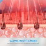 Hair Growth Device, 678nm Red Light Therapy System, Suitable for Thinning Hair, Hair Loss Treatment, Scalp Health Restoration, etc. for Men and Women. Wireless, Hands-free Hair Growth Helmet