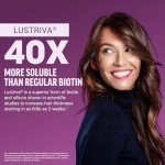 FORCE FACTOR Hair Growth Accelerator Soft Chews, Lustriva & Biotin to Promote Thicker, Stronger, Fuller Hair, Hair Growth Vitamins for Women, Clinically Studied, Mixed Berry, 60 Soft Chews