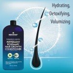 Peppermint Rosemary Hair Regrowth Conditioner - Anti Hair Loss product, Daily Hydrating, Detoxifying, Volumizing Conditioner and Fights Dandruff For Men and Women 16 fl oz