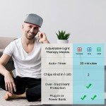 Elfeye Red Light Therapy Cap for Hair Growth - Hair Regrowth Treatment Device for Men & Women, 660&850nm Red Light Therapy Hat, Rechargeable Laser Cap for Thinning Hair, Hair Loss & Scalp Health