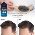Peppermint Rosemary Hair Regrowth Conditioner - Anti Hair Loss product, Daily Hydrating, Detoxifying, Volumizing Conditioner and Fights Dandruff For Men and Women 16 fl oz