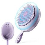 Scalp Massager Hair Growth Comb - Hair Care Brush for Dandruff Removal - Built-in Anion Device -Rechargeable - Electric Hair Follicle Stimulation Tool - Gifts for Men and Women to Relax Head Stress