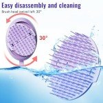 Scalp Massager Hair Growth Comb - Hair Care Brush for Dandruff Removal - Built-in Anion Device -Rechargeable - Electric Hair Follicle Stimulation Tool - Gifts for Men and Women to Relax Head Stress