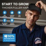 Tkcsoi Laser Hair Growth Cap，Laser Hair Growth Cap is Low Level Laser Therapy (LLLT) Devices That Promote Hair Growth in Women and Men