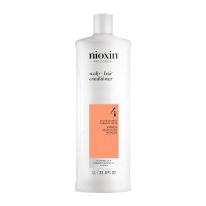 Nioxin System 4 Scalp + Hair Conditioner | For Colored or Damaged Hair with Progressed Thinning | With Niacinamide and Biotin | 33.8 Fl oz.