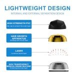 Tkcsoi Laser Hair Growth Cap，Laser Hair Growth Cap is Low Level Laser Therapy (LLLT) Devices That Promote Hair Growth in Women and Men