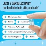Legendairy Milk Mane Event™ - Hair Skin and Nails Vitamins with Collagen Peptides, Biotin & Lustriva® - Hair Vitamins for Women - Supplement Promotes Hair Growth for Thicker & Fuller Hair