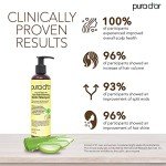 PURA D'OR 8 Oz Original Gold Label Anti-Thinning Biotin Shampoo Natural Earthy Scent, CLINICALLY TESTED Effective Results, Herbal Blend Hair Thickening Products, Women & Men, Color Treated Hair