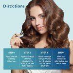 Minoxidil for Men Hair Growth Serum: Minoxidil for Women Hair Growth, Minoxidil 5 Percent for Men Hair Beard Regrowth Treatment - Hair Growth Oil for Stronger Thicker Longer Hair - 2OZ