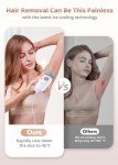 Hikyskin Laser Hair Removal with Cleaning Lamp, Ice-Cooling IPL Hair Removal Device for Men and Women, Safe Long-Lasting At Home Hair Remover Device for Face Back Leg Arm Whole Body