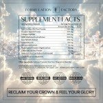 Crown of Glory 10 in 1 Hair Growth Maximizer, DHT Blocker Supplement, Saw Palmetto, Fo-Ti, Collagen, Pumpkin Seed Oil & More, Supports Thicker, Stronger Hair & Scalp Health (120 Capsules - 2 Months)