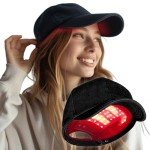 Laser Hair Growth Cap, Red Light Therapy for Hair Regrowth, Laser Therapy Cap for Hair Loss, Hair Loss Treatments Hat for Men & Women