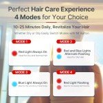 Laser Hair Growth Cap, Red Light Therapy for Hair Regrowth, Laser Therapy Cap for Hair Loss, Hair Loss Treatments Hat for Men & Women