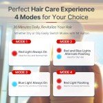 Laser Hair Growth Cap,Red Light Therapy for Hair Growth in Women and Men, Hair Loss Treatments Hat, Laser Red Light Therapy for Hair Growth System