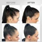 THICK FIBER Root Touch Up Powder - Water & Sweat Resistant Hair Loss Concealer Set for Thinning Hair Women, Includes Brush (Black)