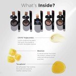 THICK FIBER Root Touch Up Powder - Water & Sweat Resistant Hair Loss Concealer Set for Thinning Hair Women, Includes Brush (Black)