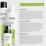 Nioxin Scalp + Hair Thickening System 2 | For Natural Hair with Progressed Thinning | Boost Hair Density with Niacinamide & Biotin | Trial Size | 1 Month Supply