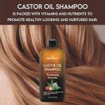 Castor Oil Shampoo - An Anti Hair Loss Shampoo Thickening formula For Hair Regrowth, Anti Thinning Sulfate Free For Men & Women Anti Dandruff Treatment 16 fl oz