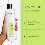 Nioxin Scalp + Hair Thickening System 2 Shampoo| For Natural or Untreated Hair with Progressed Thinning |With Niacinamide and Biotin |10.1 Fl oz.