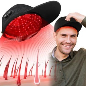 Laser Cap for Hair Growth, Red Light Therapy for Hair Growth, Strengthen Hair Roots, Hair Loss Treatment for Men and Women