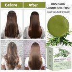 DBEAUTYM 2 Pack Rosemary Shampoo Conditoner Bar Set,Thinning Hair - Volume Shampoo & Conditioner Bar for Men and Women,Hair Thickening & Regrowth Treatment,Hair Growth Soap for Anti-Hair Loss