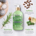Rosemary & Biotin Hair Growth Shampoo for Women & Men, Natural Thickening & Regrowth Formula, Tea Tree Mint Strengthening Shampoo with Castor Oil - For Thinning Hair, Hair Loss, All Hair Types 10.1 Oz