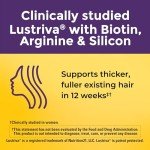 Nature Made Hair Growth Softgels with Lustriva, Biotin, Vitamin C & A, Support Healthy Hair as You Age, 30 Softgels, 30 Day Supply